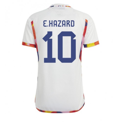 Belgien Eden Hazard #10 Udebanetrøje VM 2022 Kort ærmer